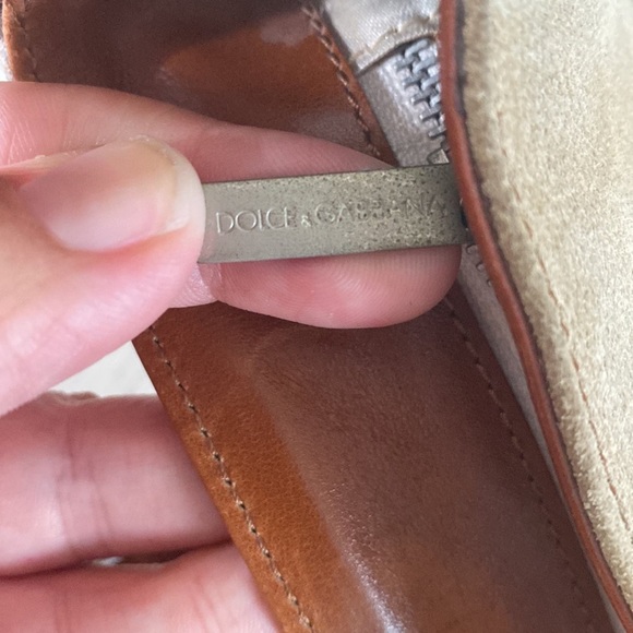 Authentic dolce and gabbana vintage leather and suede sholder purse y2k - Picture 7 of 11